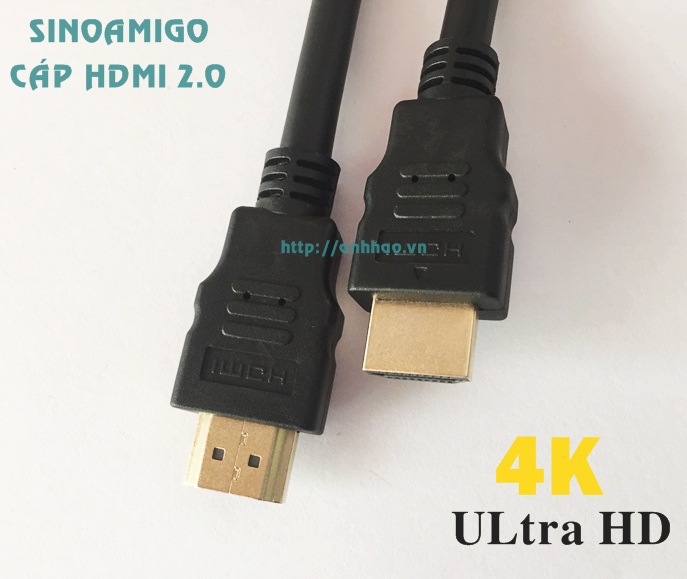 Cáp HDMI 2.0 dài 3M Sinoamigo SN: 41004 chính hãng chất lượng cao Full HD 4k*2k, 3D